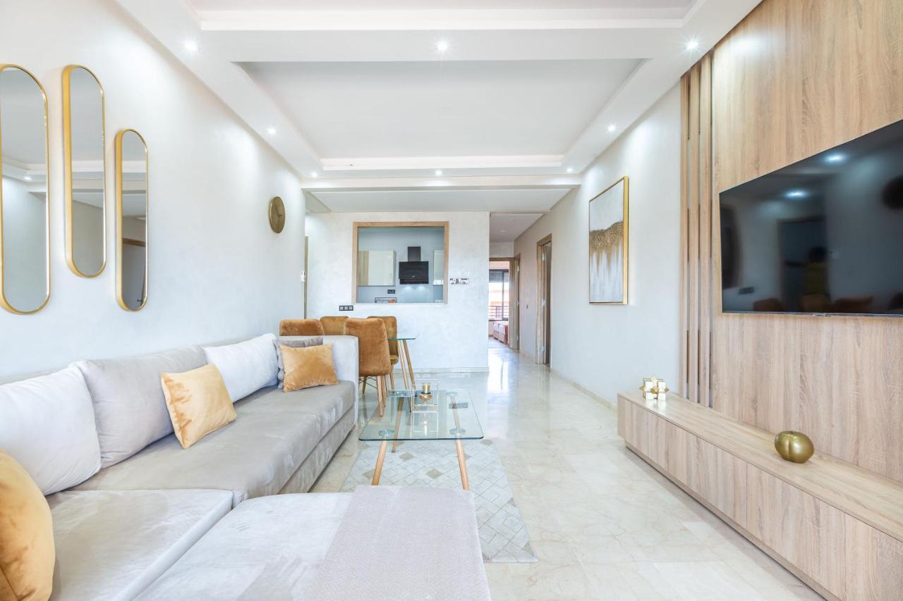 New! Superbe Appartement A Majorelle,Terrace,Iptv. Marrakesh Exteriör bild