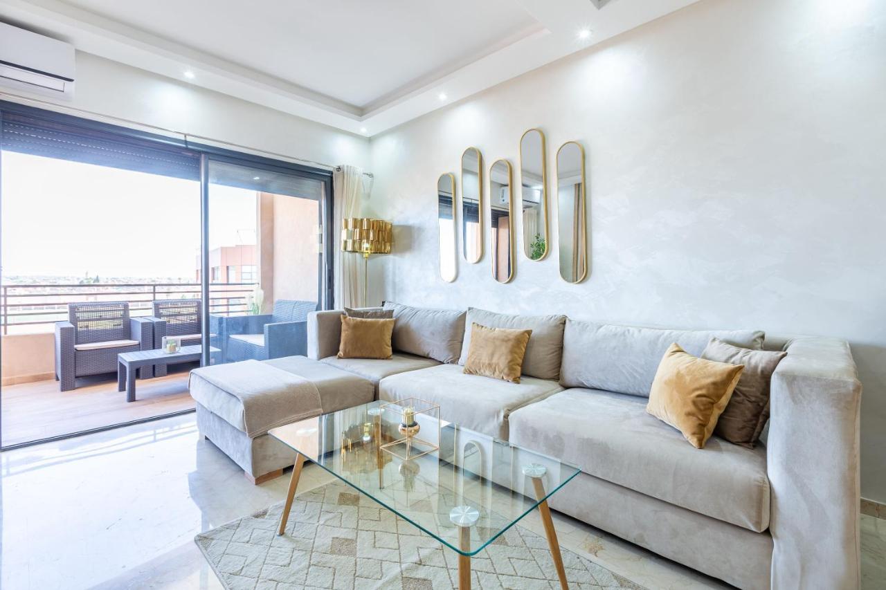 New! Superbe Appartement A Majorelle,Terrace,Iptv. Marrakesh Exteriör bild