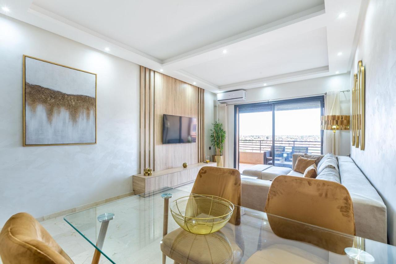 New! Superbe Appartement A Majorelle,Terrace,Iptv. Marrakesh Exteriör bild